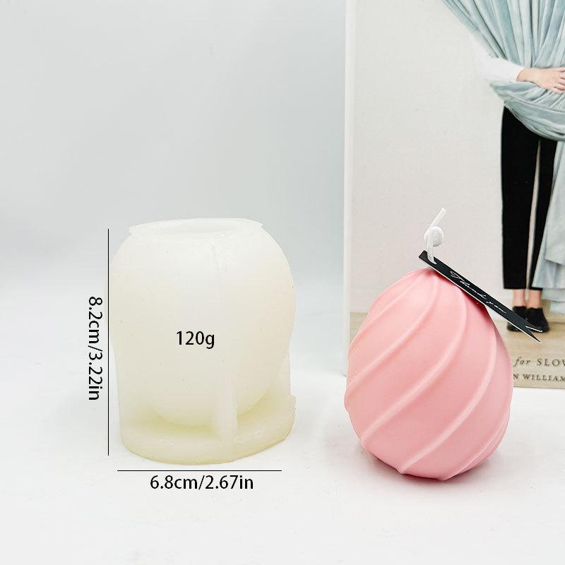 Easter Egg Candle Mold DIY Aromatherapy Candle Making Molds DIY Craft Silicone Mould