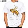 Honey Bee Anatomy Chart Classic T Shirt Fashion Men Short Sleeve Funny Hip Hop Boy Casual