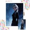 Frozen Elsa Diamond Painting Art Kit Mosaic Handmade Diy Gift Home Decor. Princess Wall Art Sparkling Craft Supplies