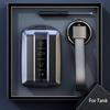Titanium Gray For Great Wall Gwm Wey Tank 300 400 500 700 Tank300 Smart Remote Car Key Case Cover Keychain Holder Accessories