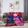 Soft Warm BlanketBoy Girl Camping Kasane Teto Character Throw Blanket  Flannel Bedspread For Couch Street Trend Sofa Bed Cover