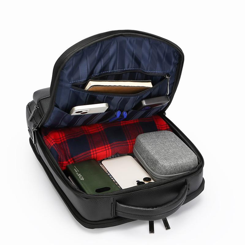 Business-Rucksack, High-End Herren-Rucksack, modisch und multifunktional, großes Fassungsvermögen 16-Zoll-Computertasche für Herren