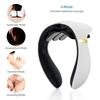 6 Heads Smart Neck Massage Instrument Shoulder Neck Massage Cervical Vertebra Health Care Vibrator Heating Relieve Muscle Gift