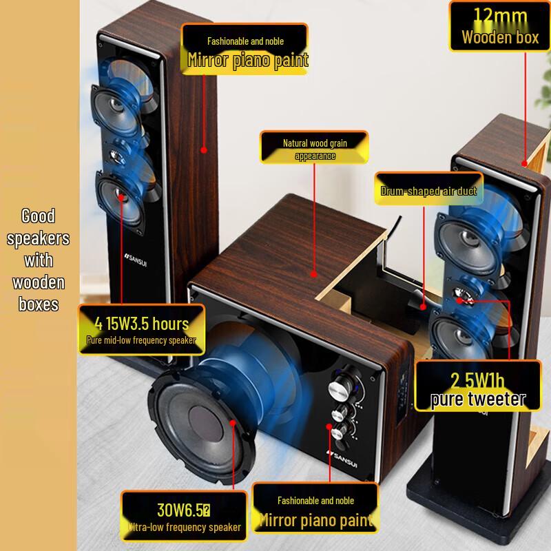 Shanshui Bluetooth Home Theater KTV Audio System