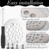 Duurzaamheid Doucheputdeksel Set Roestvrij Staal Met 4 1/4 Inch Gat Voor Optimale Waterdoorstroming Efficiëntie
