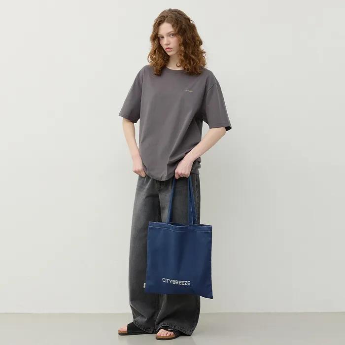City Logo Basic Eco Bag_NAVY
