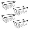 4PCS Chest Freezer Storage Baskets Metal Wire Food Organizer for Refrigerated Cabinet