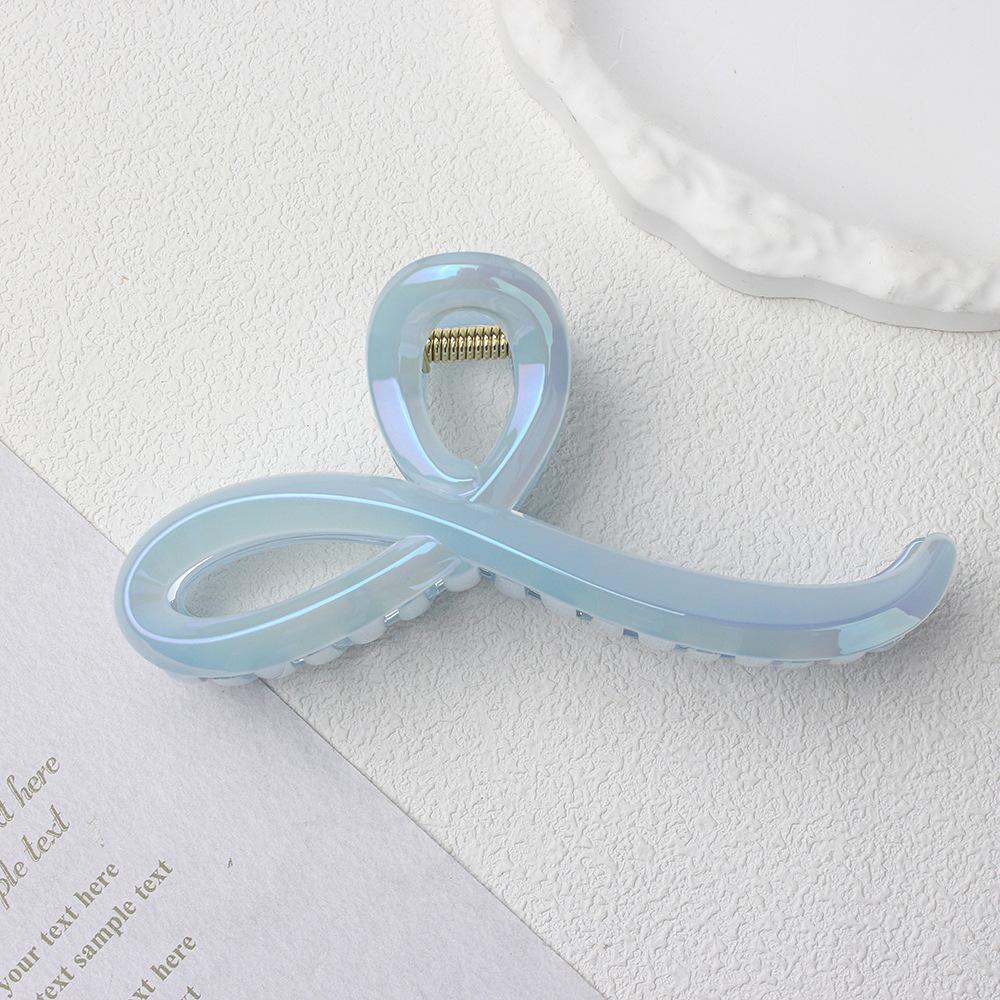 Korean Versatile Shiny Claw Clip: High-End Hair Accessory for Women