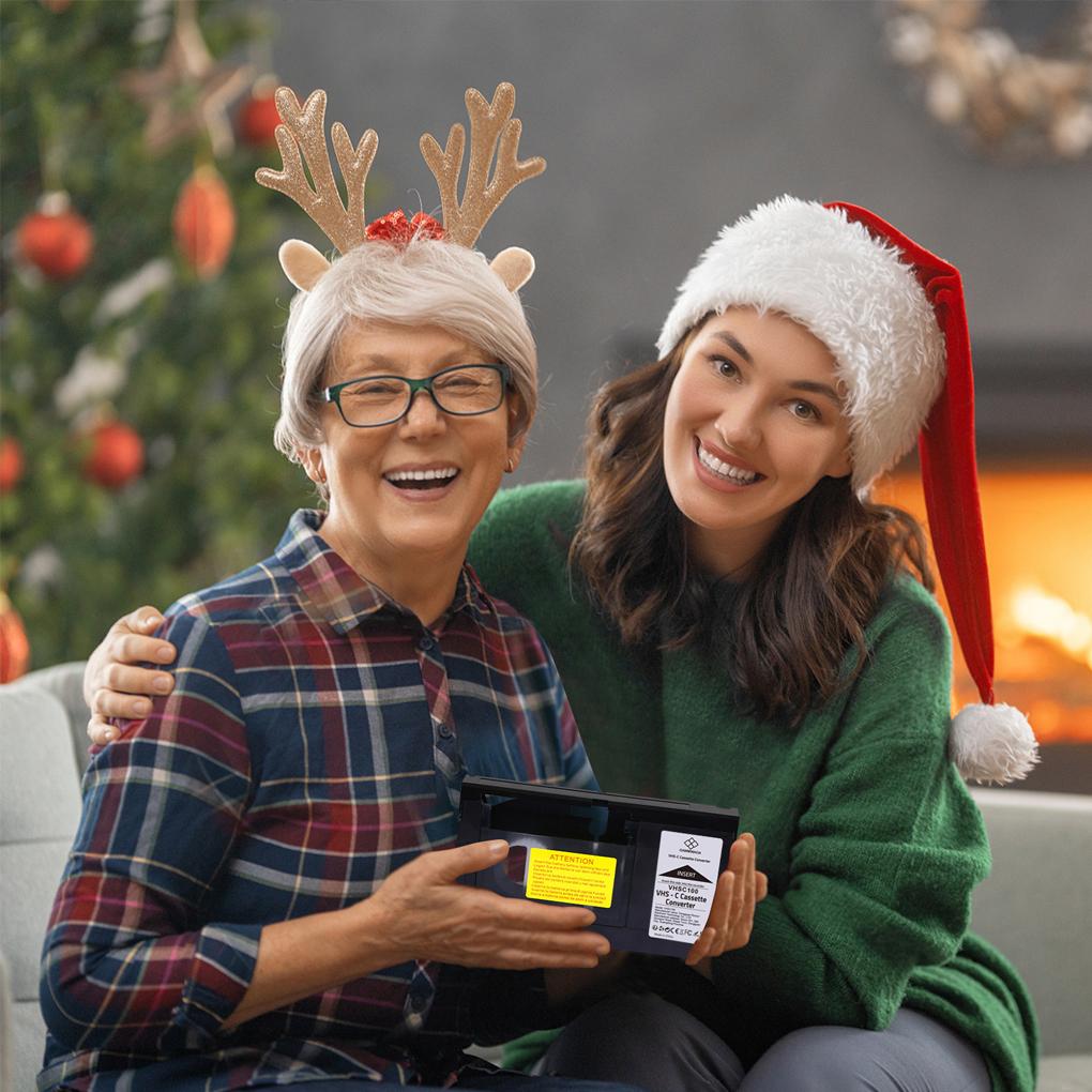 Original Factory Sealed VHS For Camcorders VHSC Digital Convert VHS To Adapter For VHSC Vhs-c Compact Video Tape nero