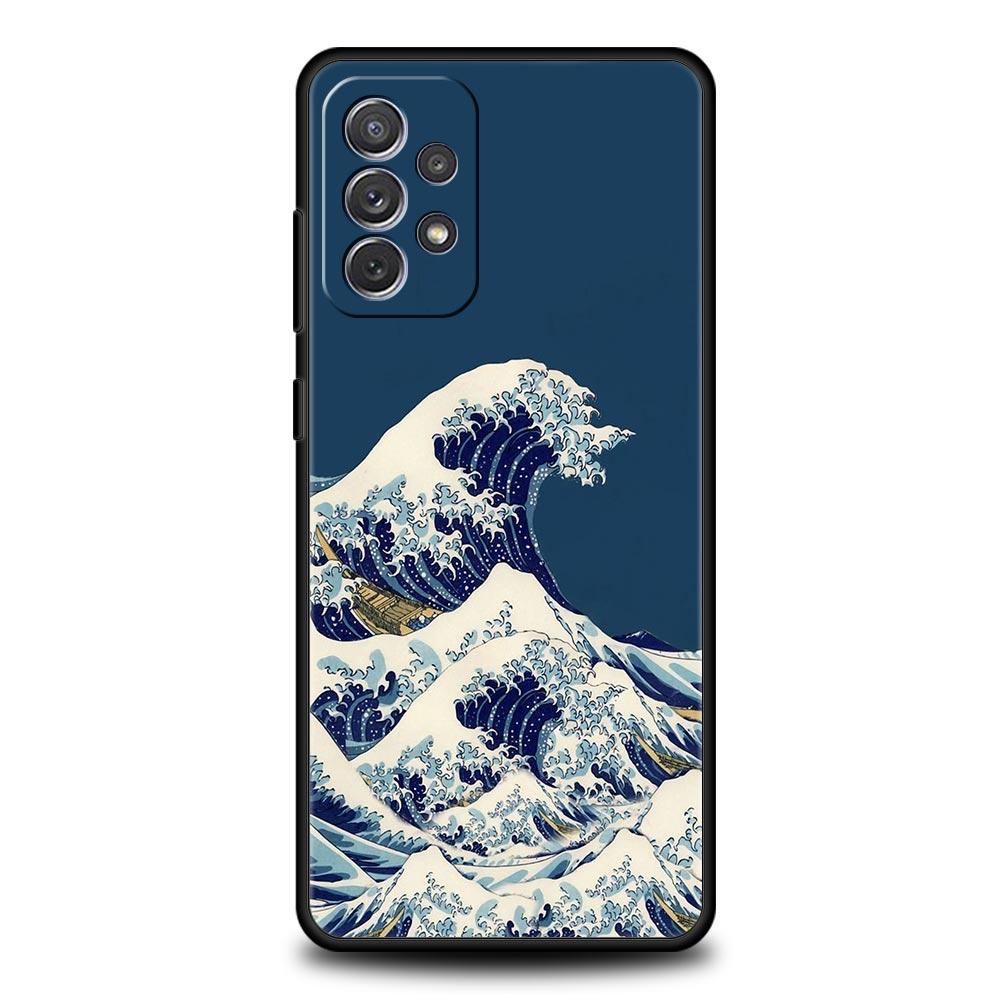 The Big Wave of kanagawa Phone Case For Samsung Galaxy A73 A53 A33 5G A13 A23 A21s A03 A11 A31 A41 A51 A52 A71 M21 M31 A01 Cover