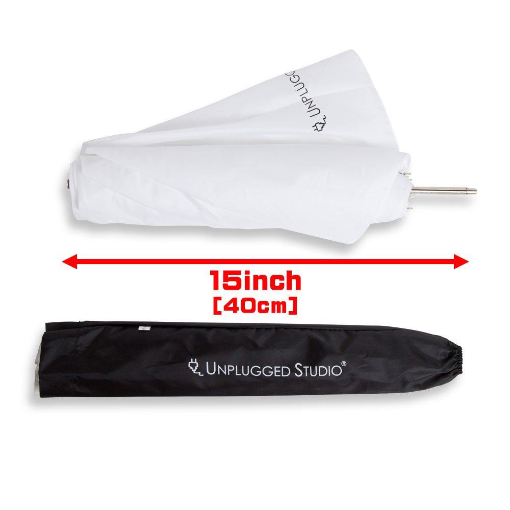 UNPLUGGED STUDIO Foldable Translucent Umbrella 36" UN-011