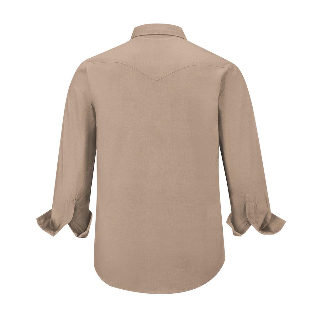 Pánské módní s klopou a krátkým rukávem ležérní top délky po ramena