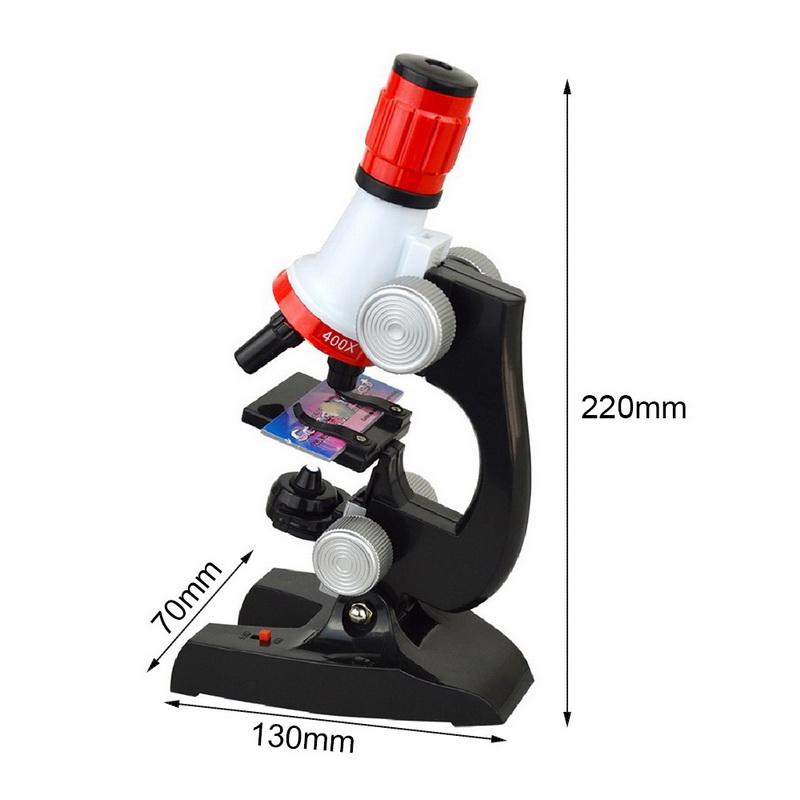 Microscope Kit 100x-1200x For Home School Educational Toys Children Optical Instrument
