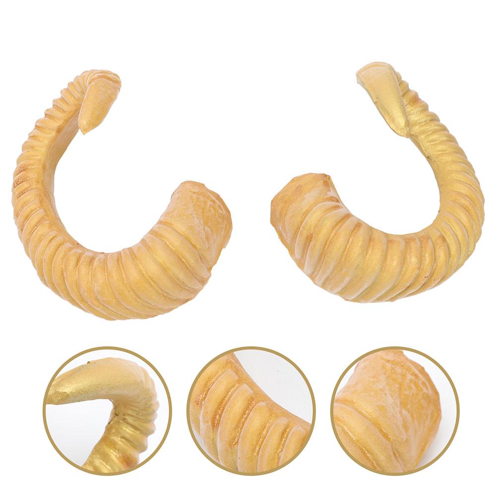 Horns Headband Diy Headdress Party Supplies Hair Decors Cosplay Festive Accessories Halloween Goat Horns Props For