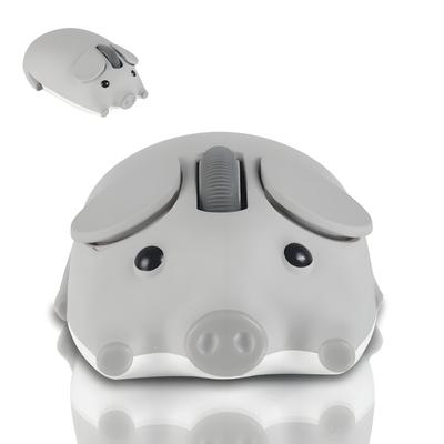 Wireless Bluetooth Connects Two Devices Includes USB Compatible with and Laptops Cute, Mouse, 2.4GHz, Piglet-shaped Design, Quiet, Battery-powered,