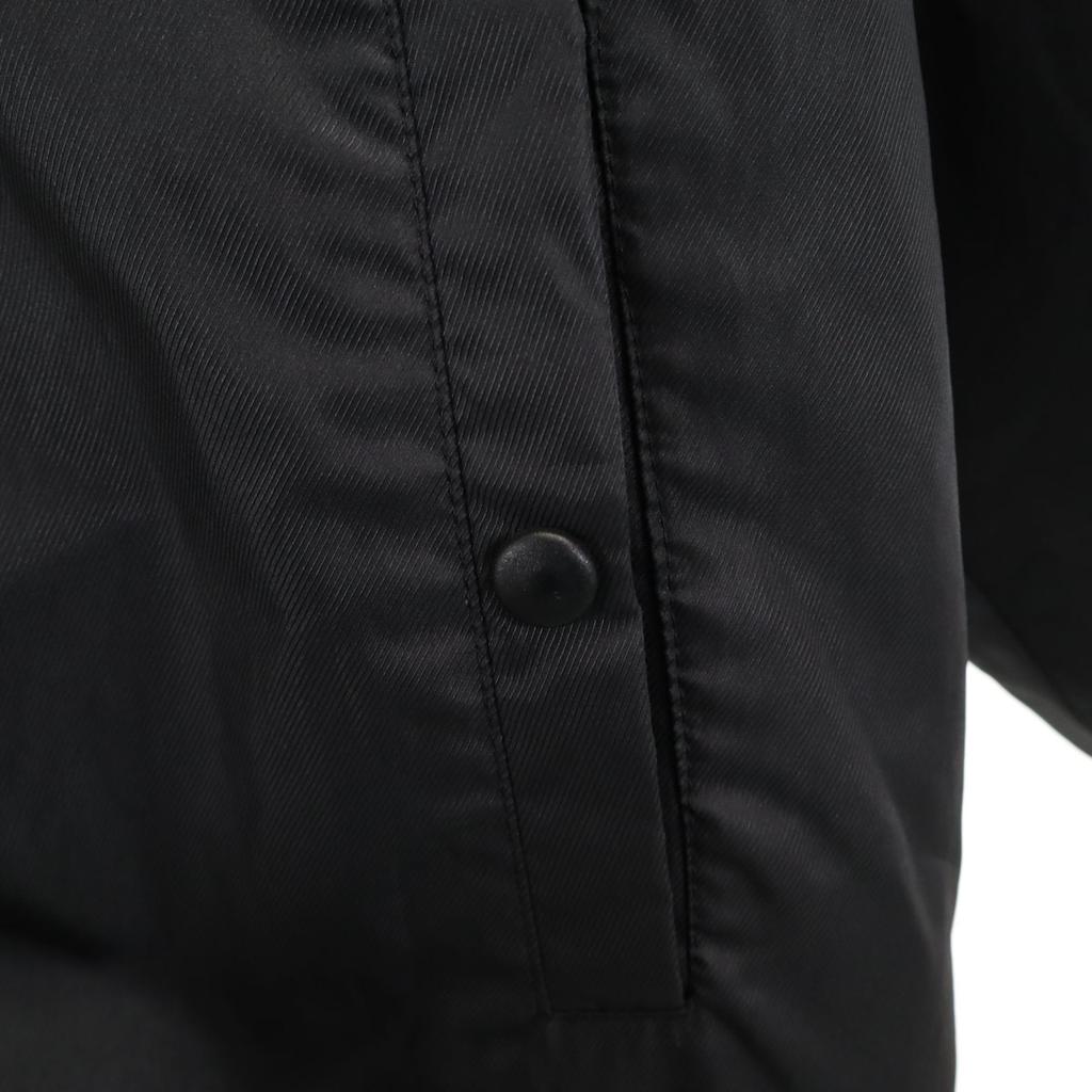 Adidas 80s Vintage Made by Descente Trefoil Logo Bench Coat L Black Men's Used