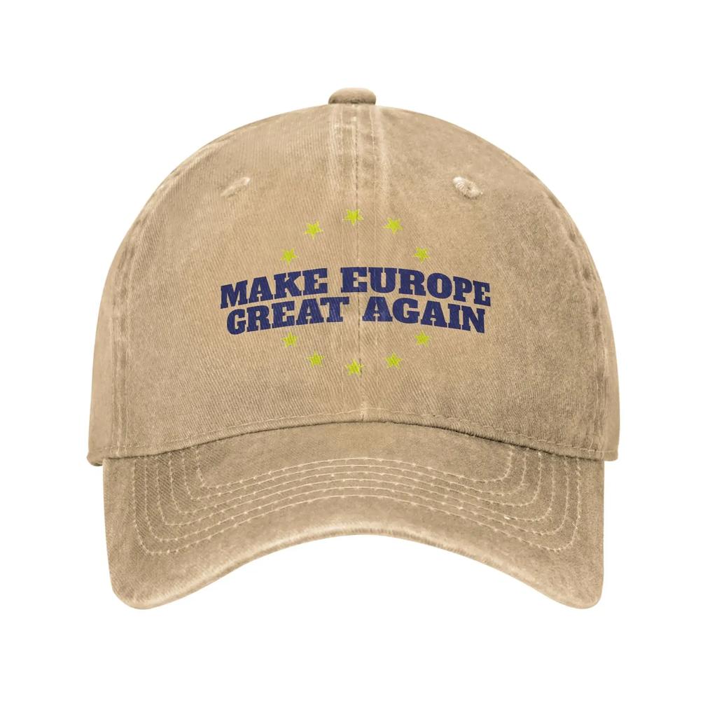 Make Europe Great Again  Casual Baseball Cap For Couple Women Spring  Kpop Rock Hip Hop Hats Fashion Dropshipping Snapback Cap