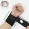 Elastische Handgelenkbänder, 1 Paar Handgelenkbänder mit Federunterstützung, verstellbarer Handgelenkauflagenschutz für Sportschutz, tägliche Fitness und Aktivitäten