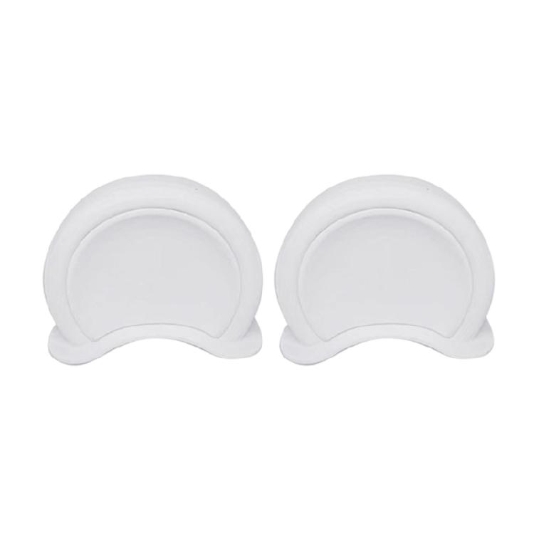 Playful Bear Themed Helmet Accessories 2PCS Plastic Decoration Lightweight Design Fit for Most Helmets Easy Installation