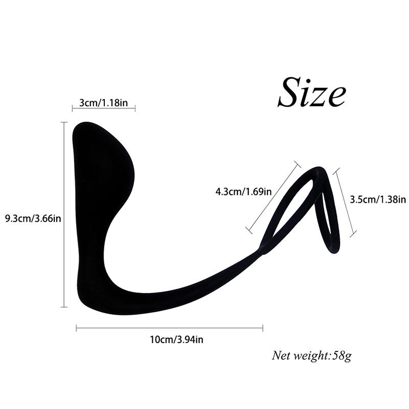 Explorer Anal Stamina Penis Ring Delay Ejaculation Erection G Spot Stimulate Stretchy Cockring Sex Toys For Man