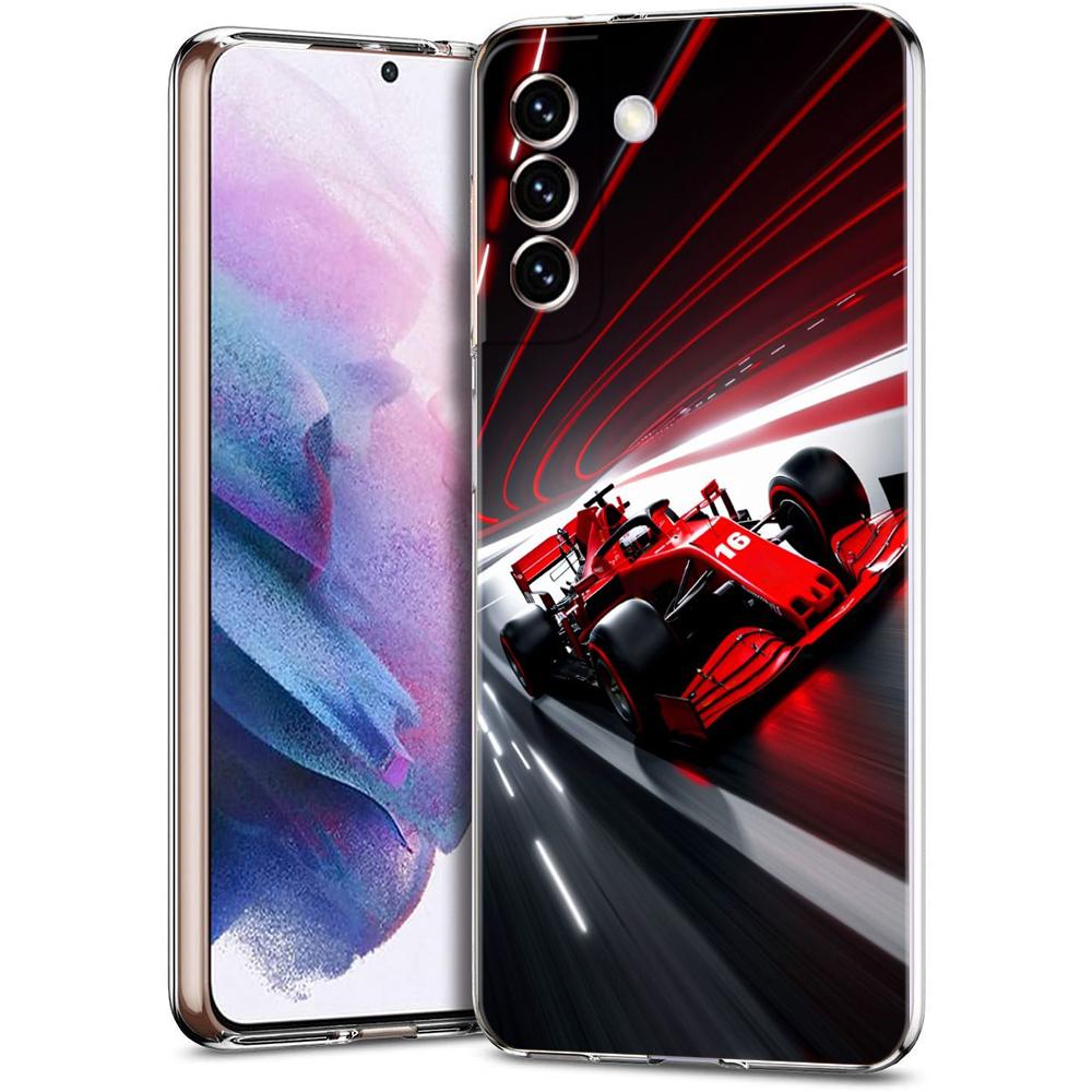 

Transparent Phone Case Cover for Samsung Galaxy S25 S24 S23 S22 S20 S21 FE Ultra S10 S10E Plus 5G Nurburgring F1 Circuit Pattern Samsung S24
