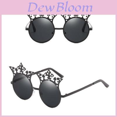Round Retro Vintage Oversized Women Designer Sunglasses With Uv400 Mirror Lens