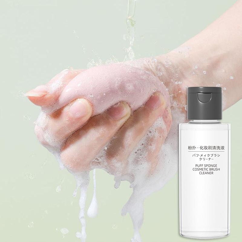 50/80 ml Środek do czyszczenia gąbeczek do makijażu Narzędzie do makijażu Specjalny pędzel Gąbeczka do makijażu Gąbka poduszeczka Narzędzie do czyszczenia makijażu Roztwór czyszczący
