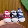 Lace-Up Soft Sole Baby Canvas Shoes for 0-1 Year Olds - Breathable and Casual for Spring & Autumn