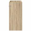 Bathroom Vanity Cabinet in Sonoma Oak 78.5 x 37.5 x 81 cm Particleboard