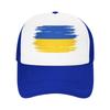 Summer Mesh Sun Hats Ukraine Flag Baseball Cap  Unisex Print Outdoor Sports Adjustable Baseball Caps