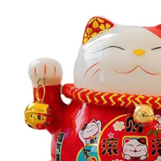 Saving Jar Fine Workmanship Large Capacity Ceramic Japanese Style Lucky Cat Piggy