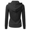 Spring and Autumn Women's Trendy Sports Zipper Cardigan Hoodie Jacket