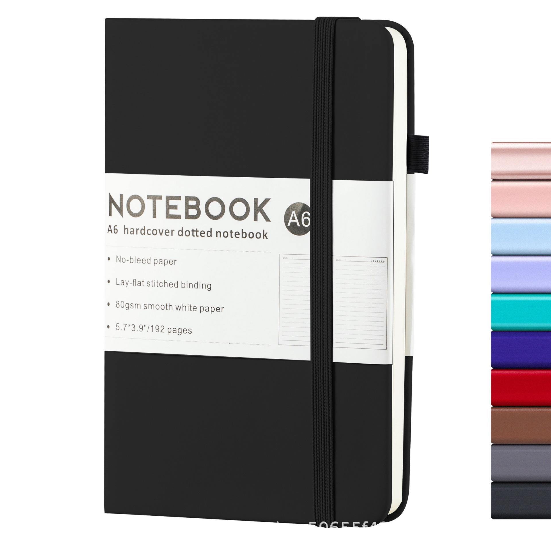 

A6 Loose-Leaf Elastic Band Notebook - Customizable Student & Business Diary