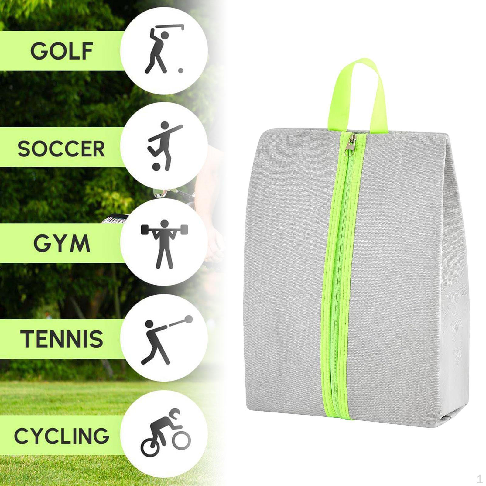 

Shoe Bag for Travel Organizer Portable Storage, Waterproof Soccer Cleats Bag, Golf Sport світло-сірий колір