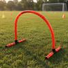 Football Training Hurdle Arch 40 Cm High Curved Flat Base Feet Green Splicing 1 PACK