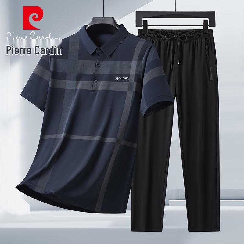 

Pierre Cardin Men s Summer Ice Silk T-Shirt & Pants Set XL