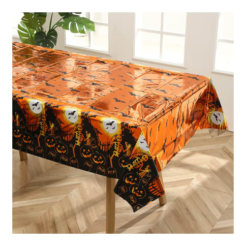 

Halloween Tablecloth, Dining Table Cover, Restaurant Tablecloth, Stylish Interior Decor, Dining Table Decoration, Non-Slip, Easy to Clean, Versatile,