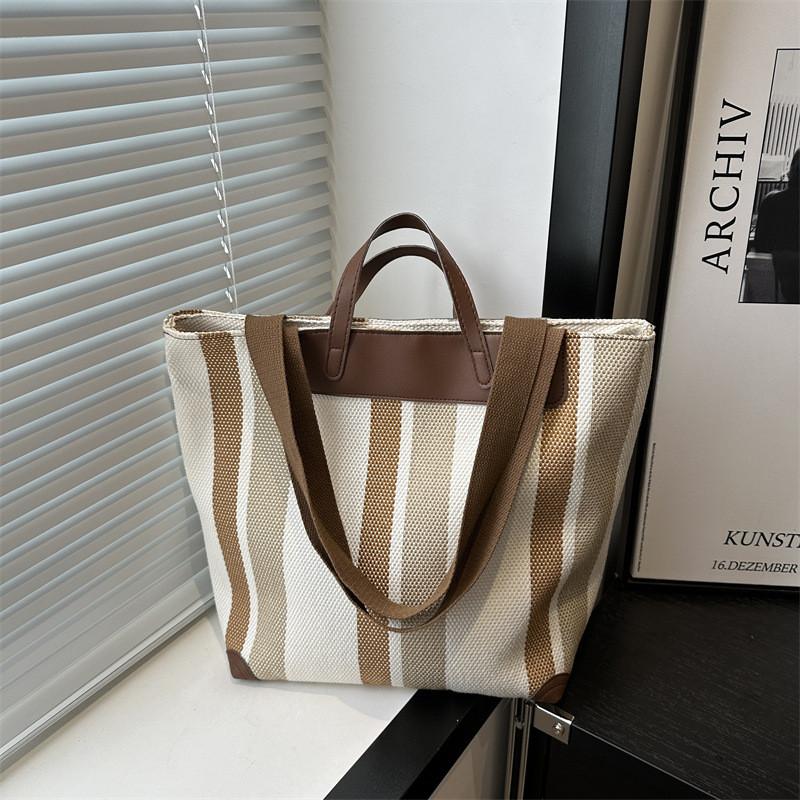 Contemporary Unisex Tote Bag With Dual Shoulder Straps Ideal For Daily Use And Shopping