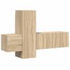 Vidaxl 3-Cz. TV Cabinet Set, Sonoma Oak, Wood-Based Material