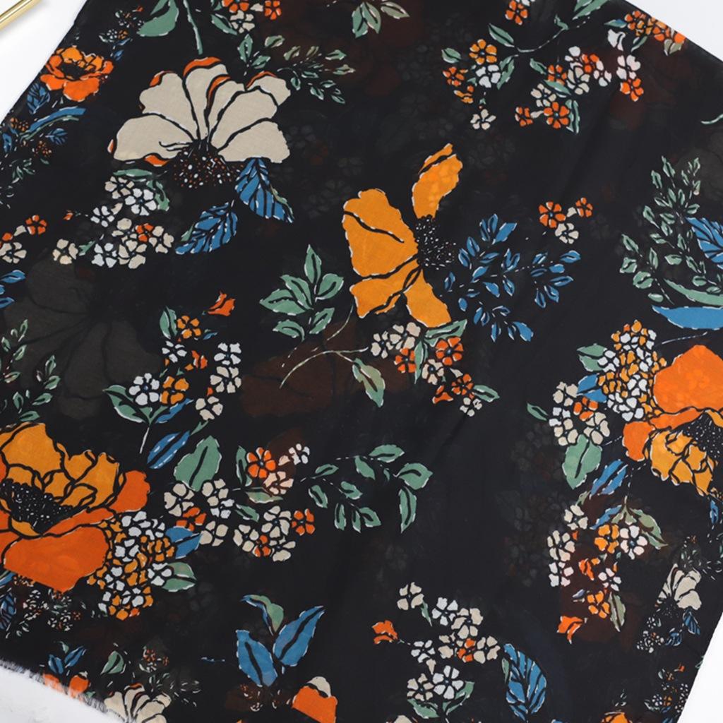 2024 Jaro a podzim Zima Nový Dlouhý tenký šátek z bavlny a konopí Cestovní univerzální teplý šátek na opalování pro ženy