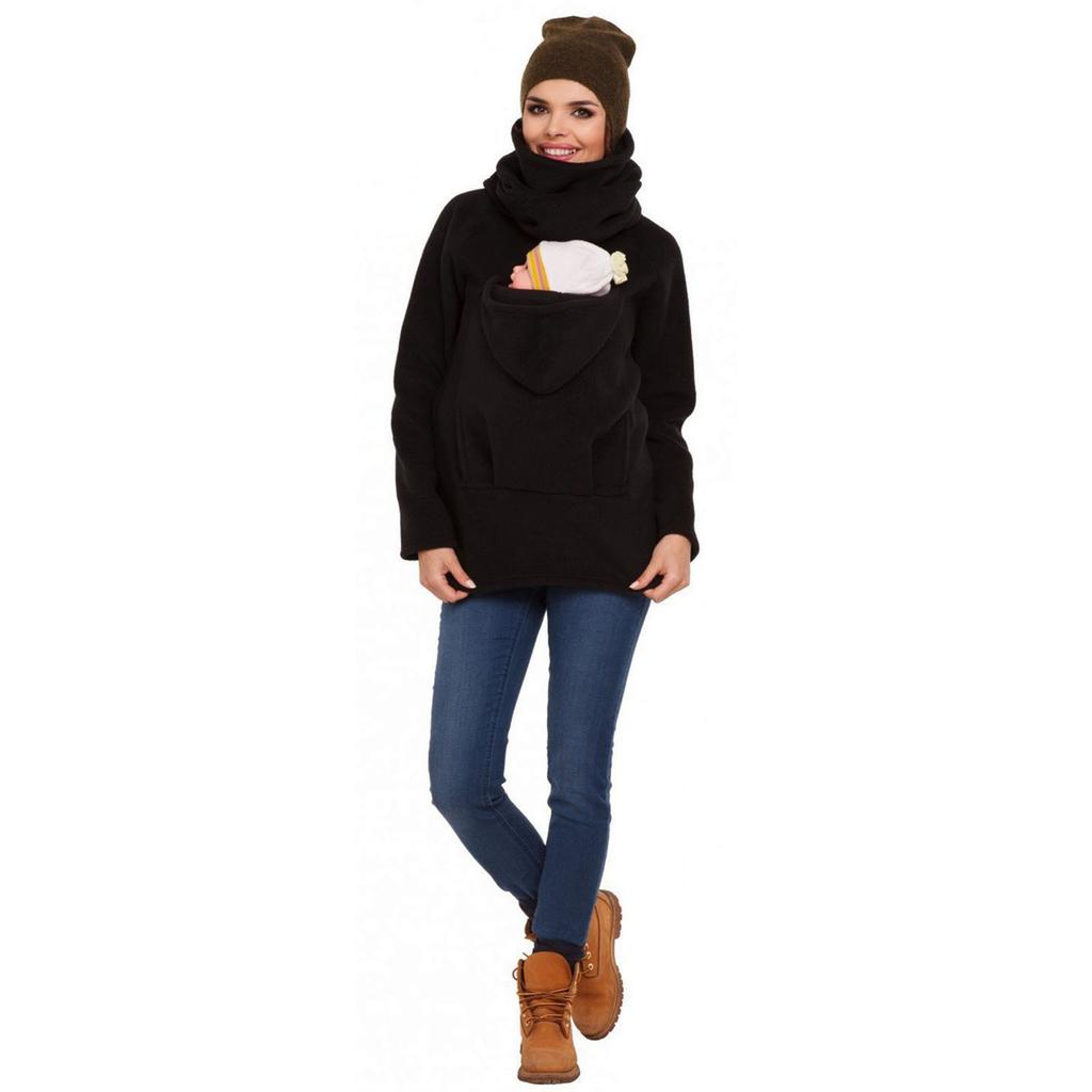 Women Long sleeve Jacket For Breast Feeding Pregnant Women Blouse Coat