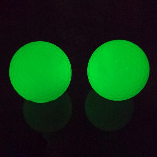 Golf Ball Fluorescent Automatic Light Absorption Wear-resistant Good Elasticity High-Strength Best Hitting Environmentally Friendly Glow in The Dark