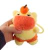 Lovely Water Dolphin Doll Pendant Cute Stuffed Animal Key Ring Dolphin LULU Plush Doll  Gifts