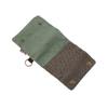 2X Unisex Männer Frauen Drei Schicht Gefaltete Manuelle Leinwand Brieftasche Tasche mit Multi-Kartenhalter, Junge Mädchen Multifunktions-Geldbörse
