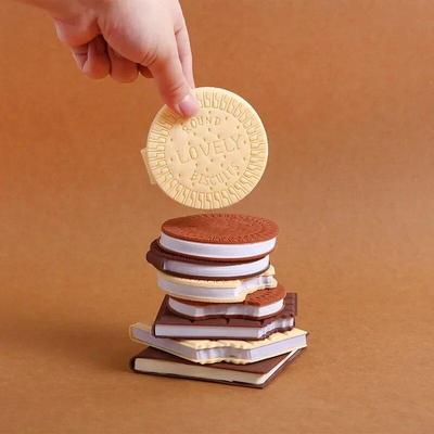 Creativo Simulazione Carino Cioccolato Biscotto Blocco Note Divertente Snack Portatile Mini Quaderno Studenti Cancelleria Regali Materiale Scolastico