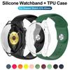 Sport Silicone Strap and TPU Case for Huawei Watch 5 GT6-5-4 Pro 46mm Soft Bracelet Wristband Huawei Watch 5 GT6-5-4 Pro 41mm 42mm