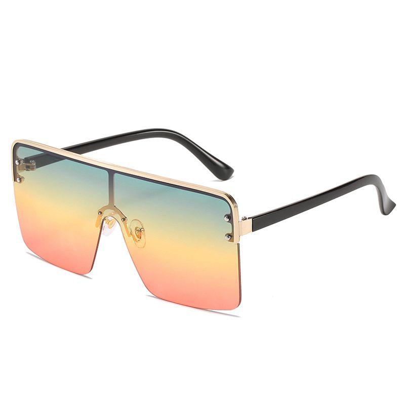 2022 New Sunglasses Women Wholesale Women Big square Frame Fashion Design Trendy Oversized Sunglasses