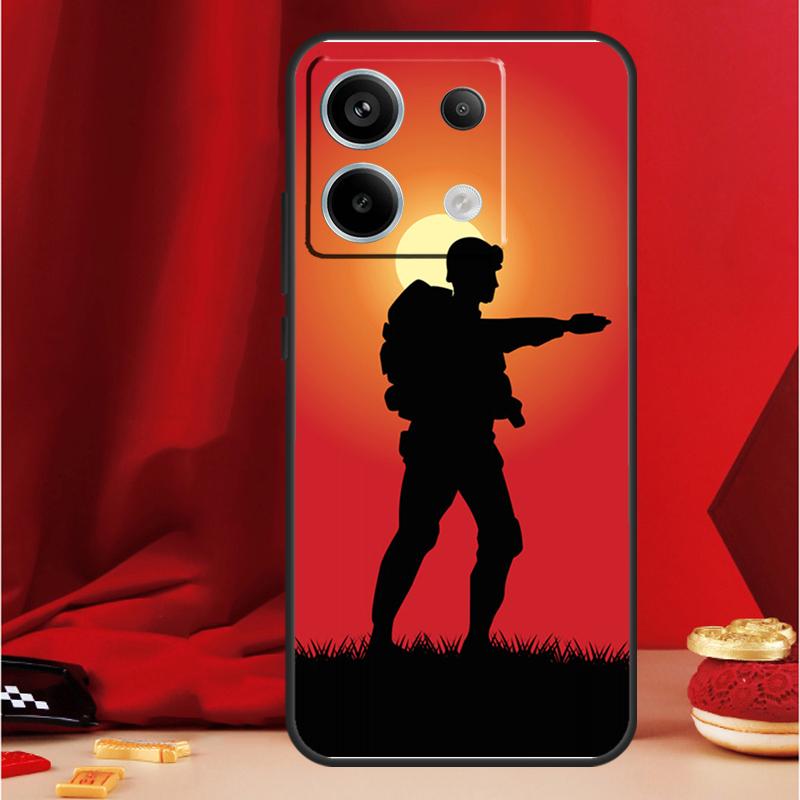 Camo Military Army Funda For Xiaomi Redmi 13C 12 9C 10C 12C Redmi Note 13 9 10 11 12 Pro 9S 10S 11S 12S Case