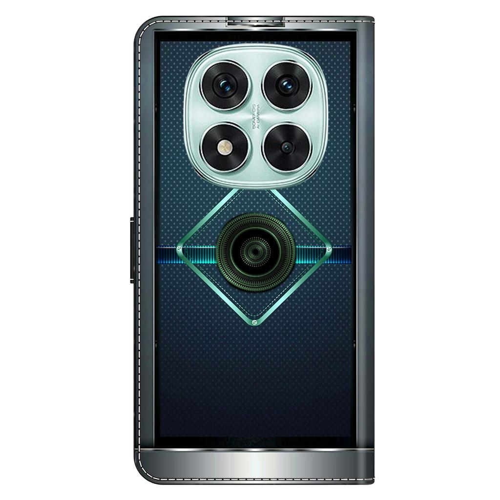 Etui dla Xiaomi Redmi Note 14 Pro 4G Portfel Stojak Wzór Drukowany Skóra PU Klapka Pokrowiec na Telefon