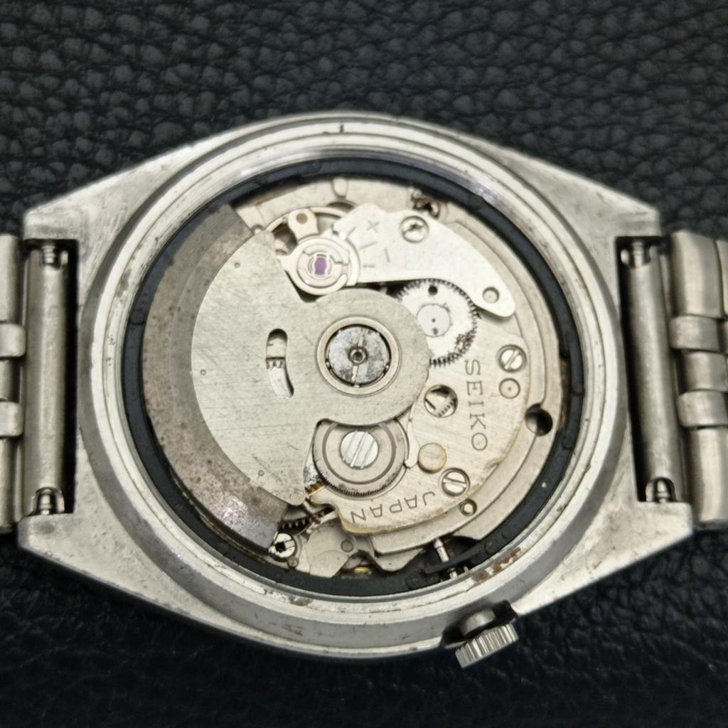 GENUINE VINTAGE SEIKO 5 AUTOMATIC 7019A JAPAN MENS GOLDEN DIAL WATCH a702623-1 R209-a702623